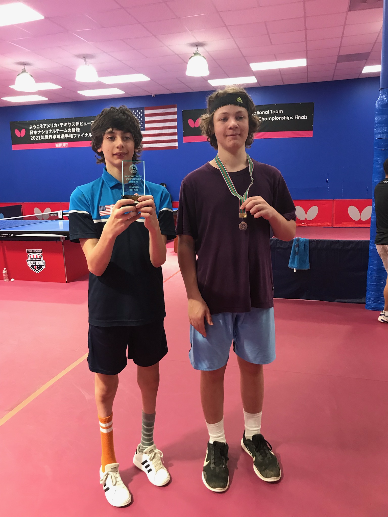 Cole Rothenberger and Spencer Rothenberger finalist at Texas Table Tennis Center tournament
2024